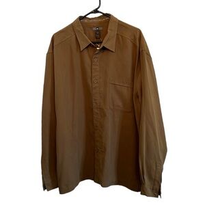REI Sausalito Bronze Long Sleeve Shirt in Size XXL